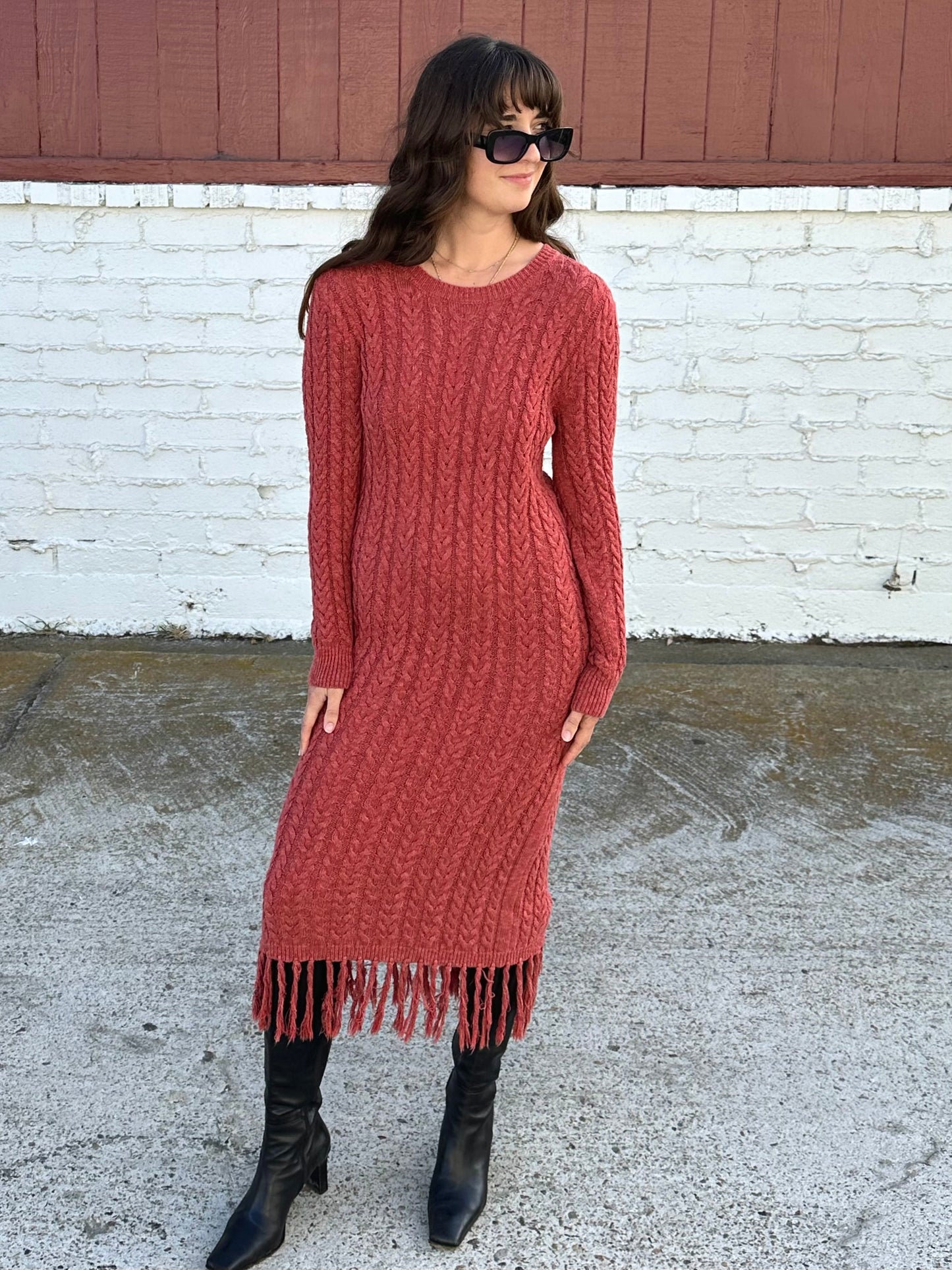 Knit Sweater Dress