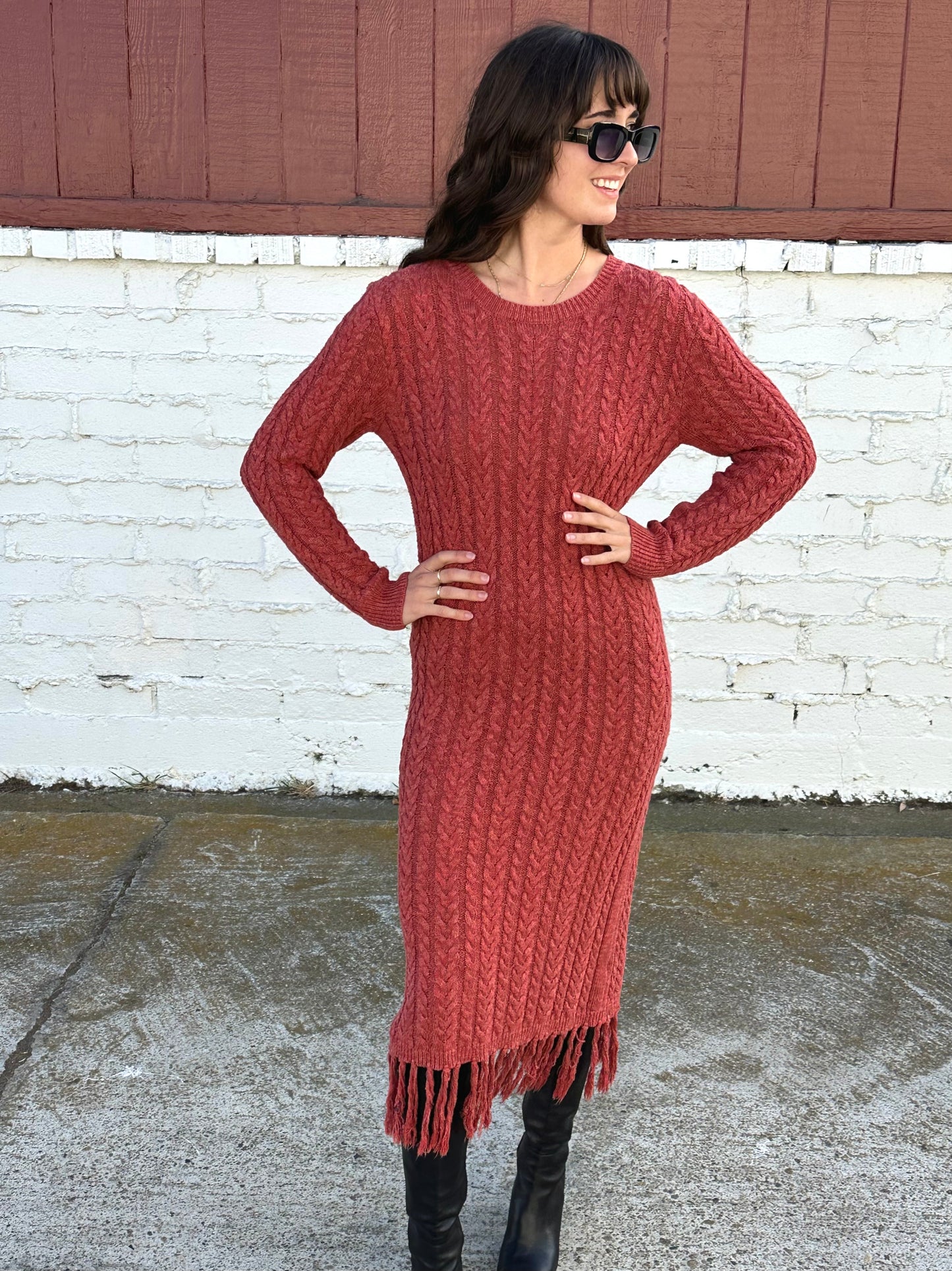 Knit Sweater Dress