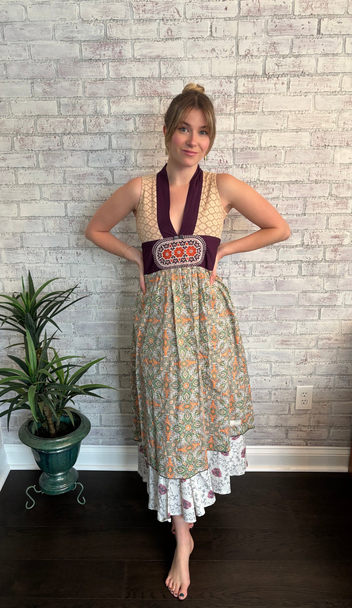 Vintage Boho Maxi Dress