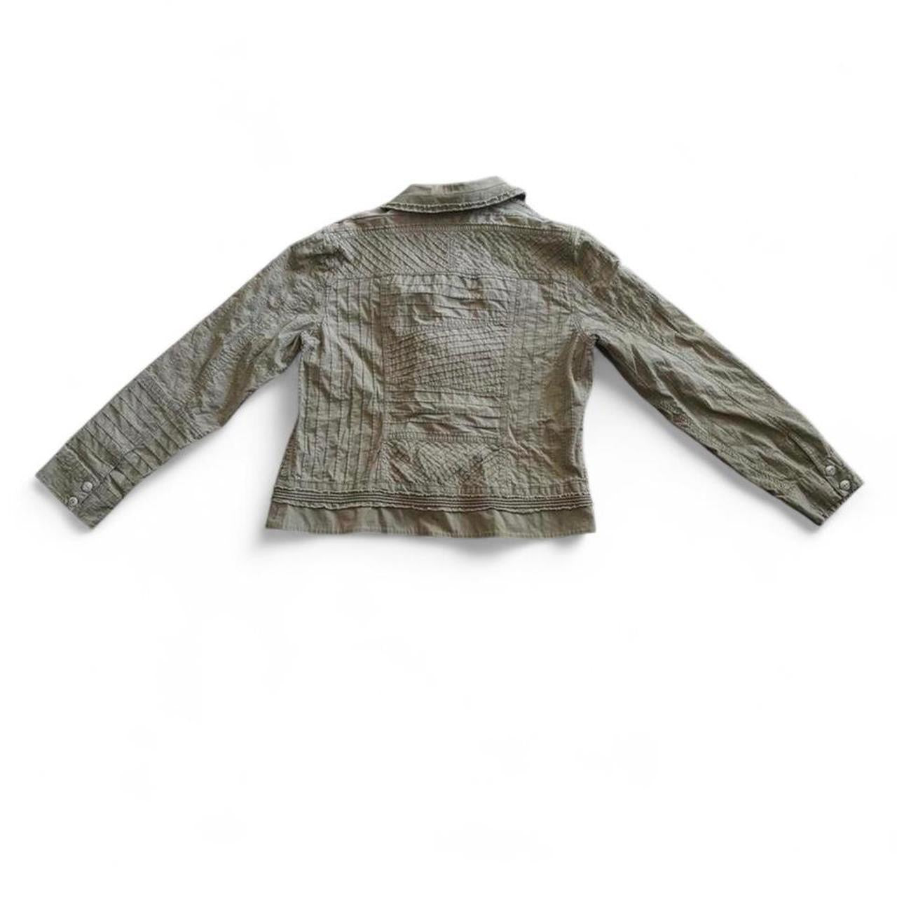 Cropped Army Green Jacket