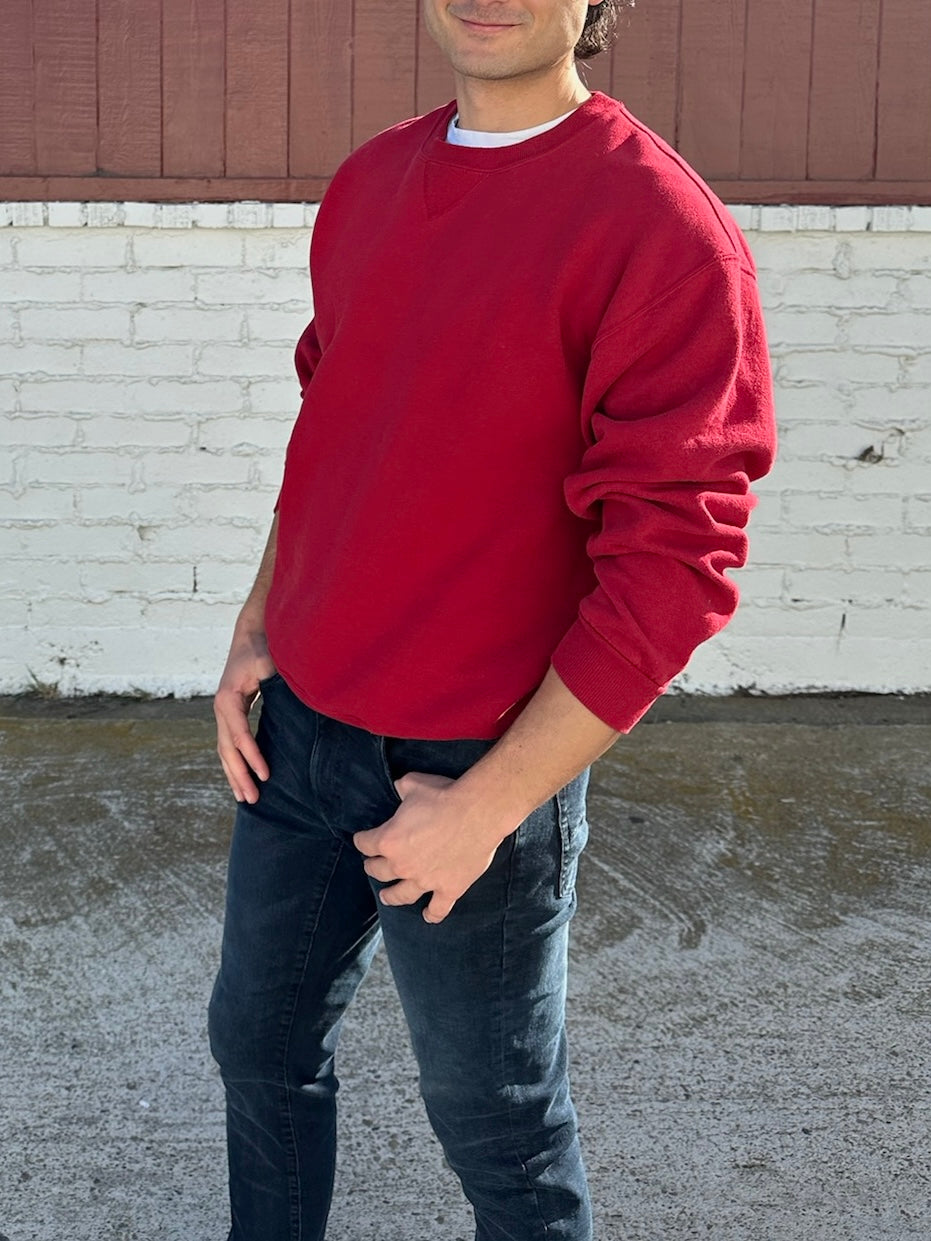 Red Vintage Crewneck