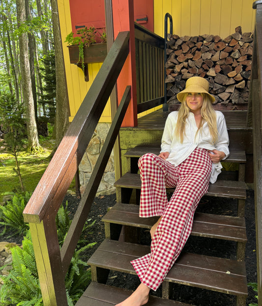 Vintage Gingham Pants