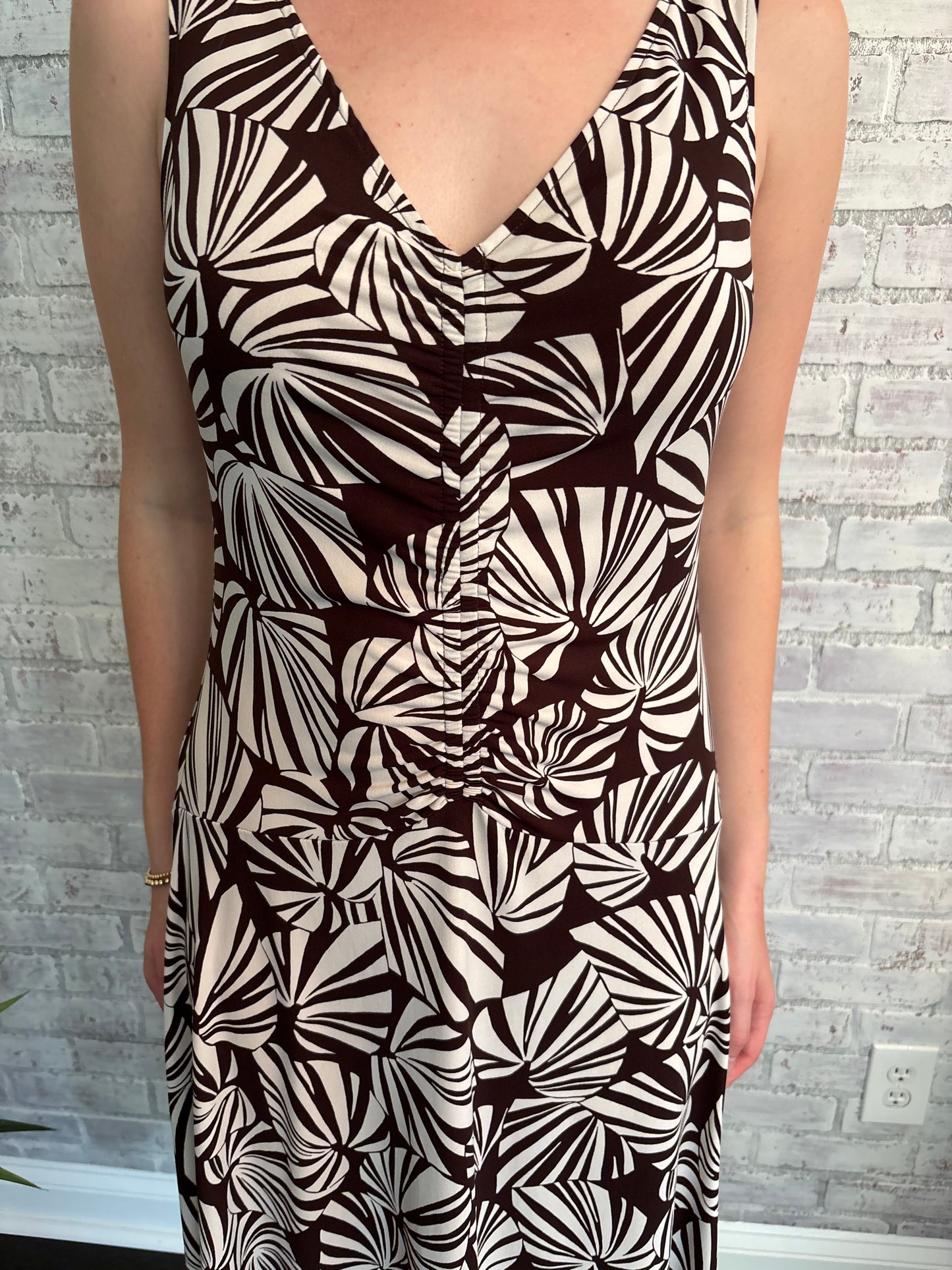 Vintage Y2k Sleeveless Printed Dress