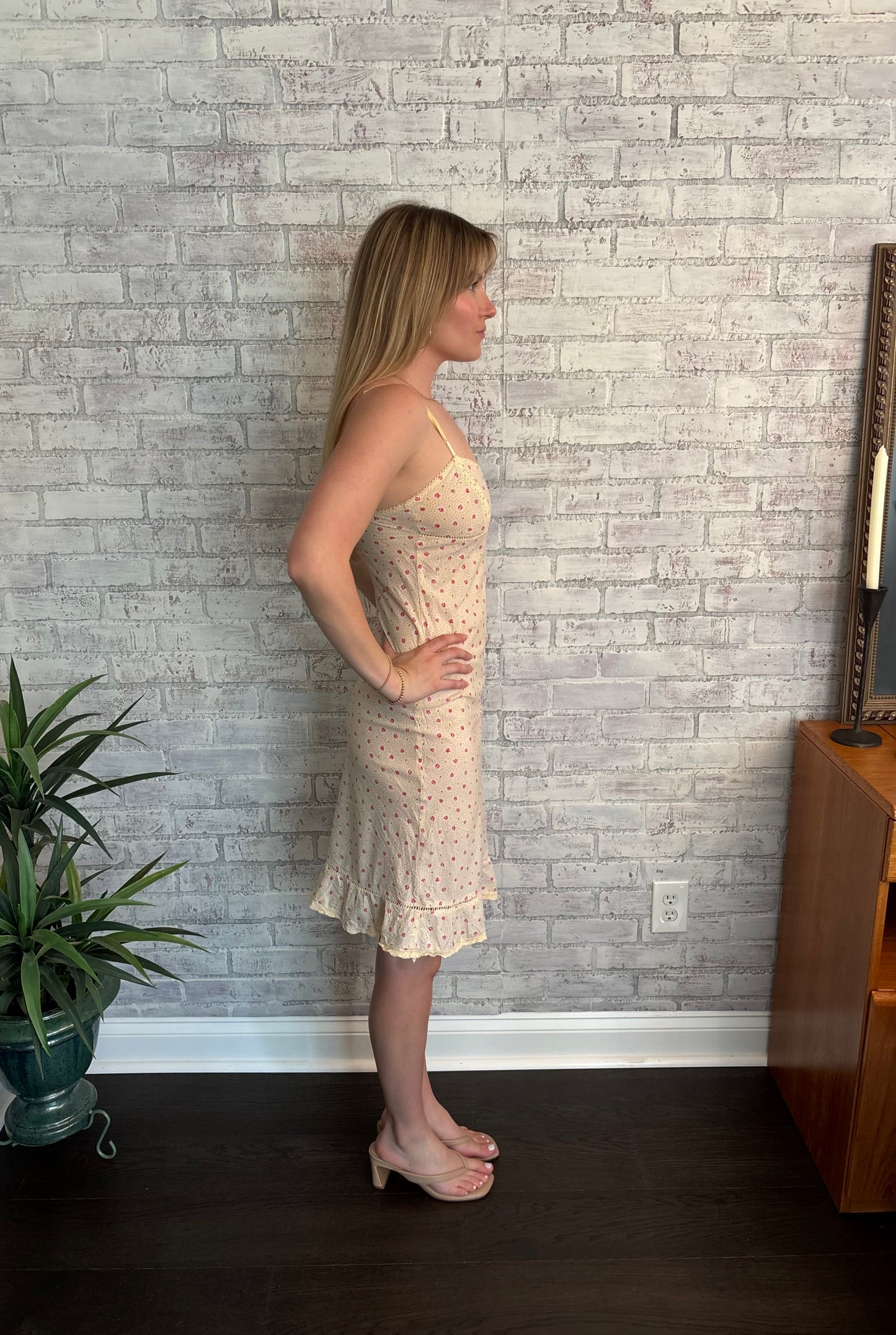Yellow Floral Dress