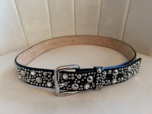 Vintage Silver Studded Belt