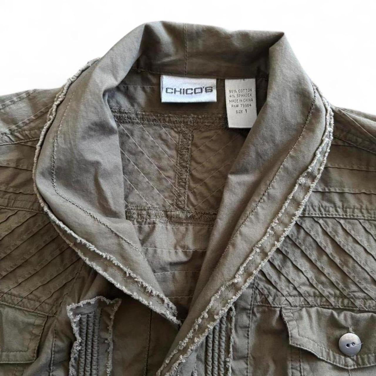 Cropped Army Green Jacket