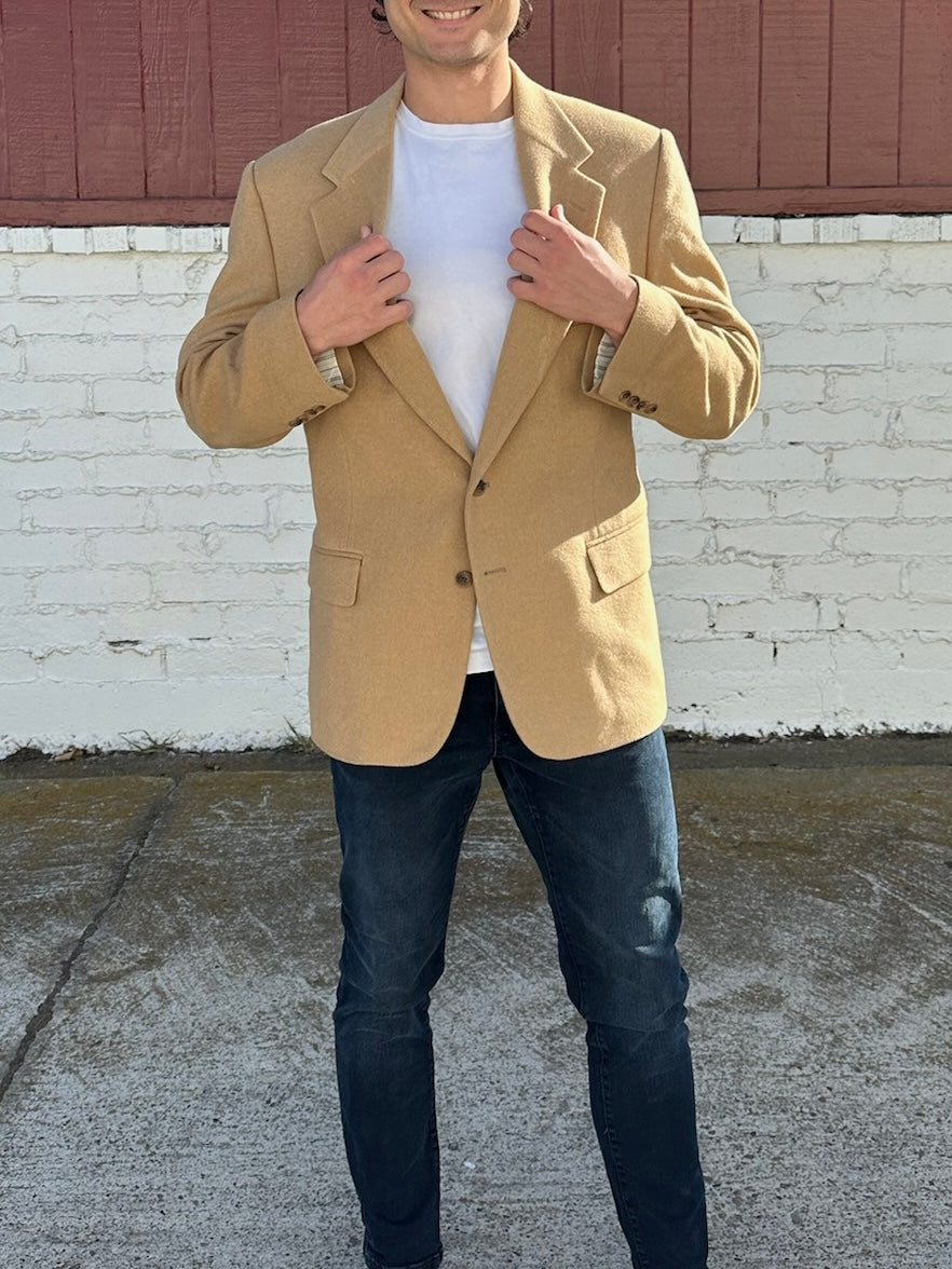 Tan Camel Hair Jacket