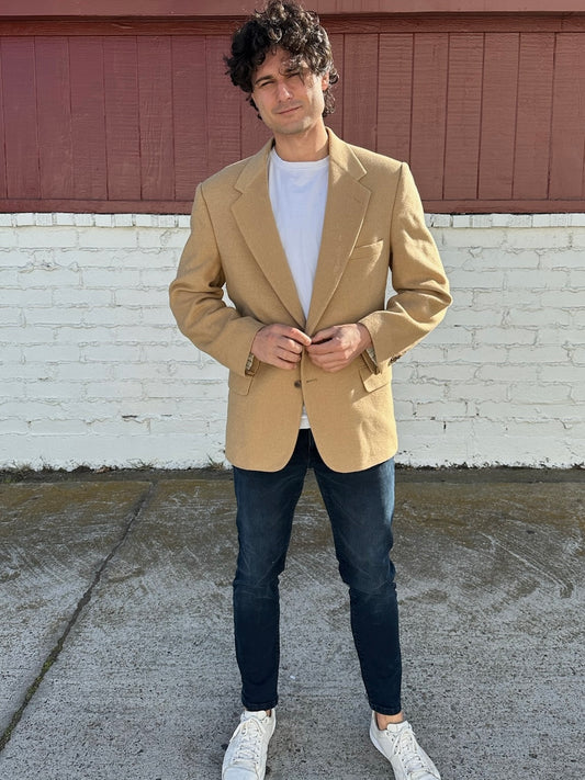 Tan Camel Hair Jacket