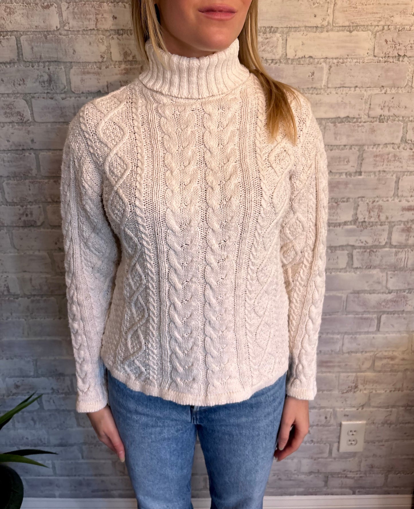 Vintage Cable Knit Sweater