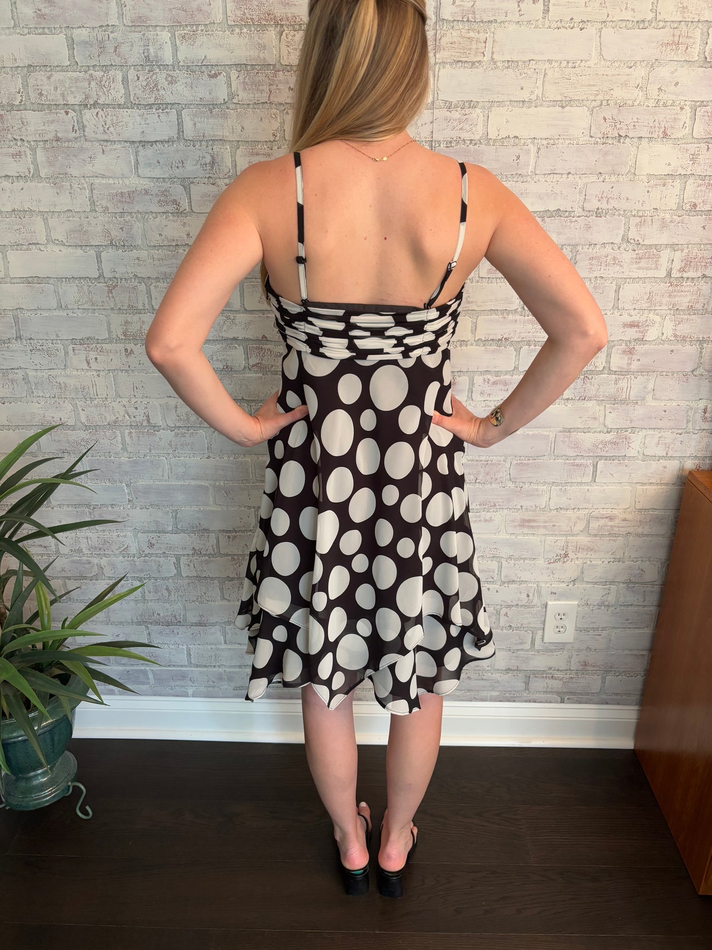 Vintage Y2k Polka Dot Fairy Dress