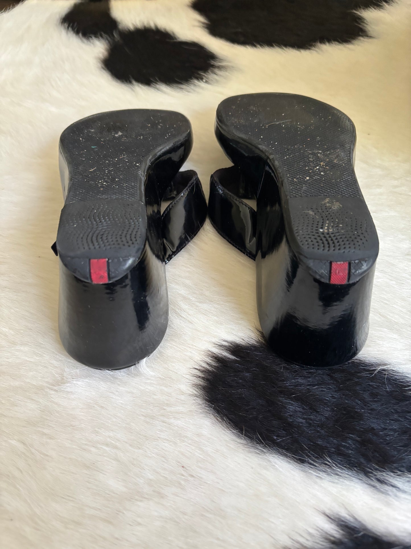 Vintage Prada Sport Wedge Flip Flops