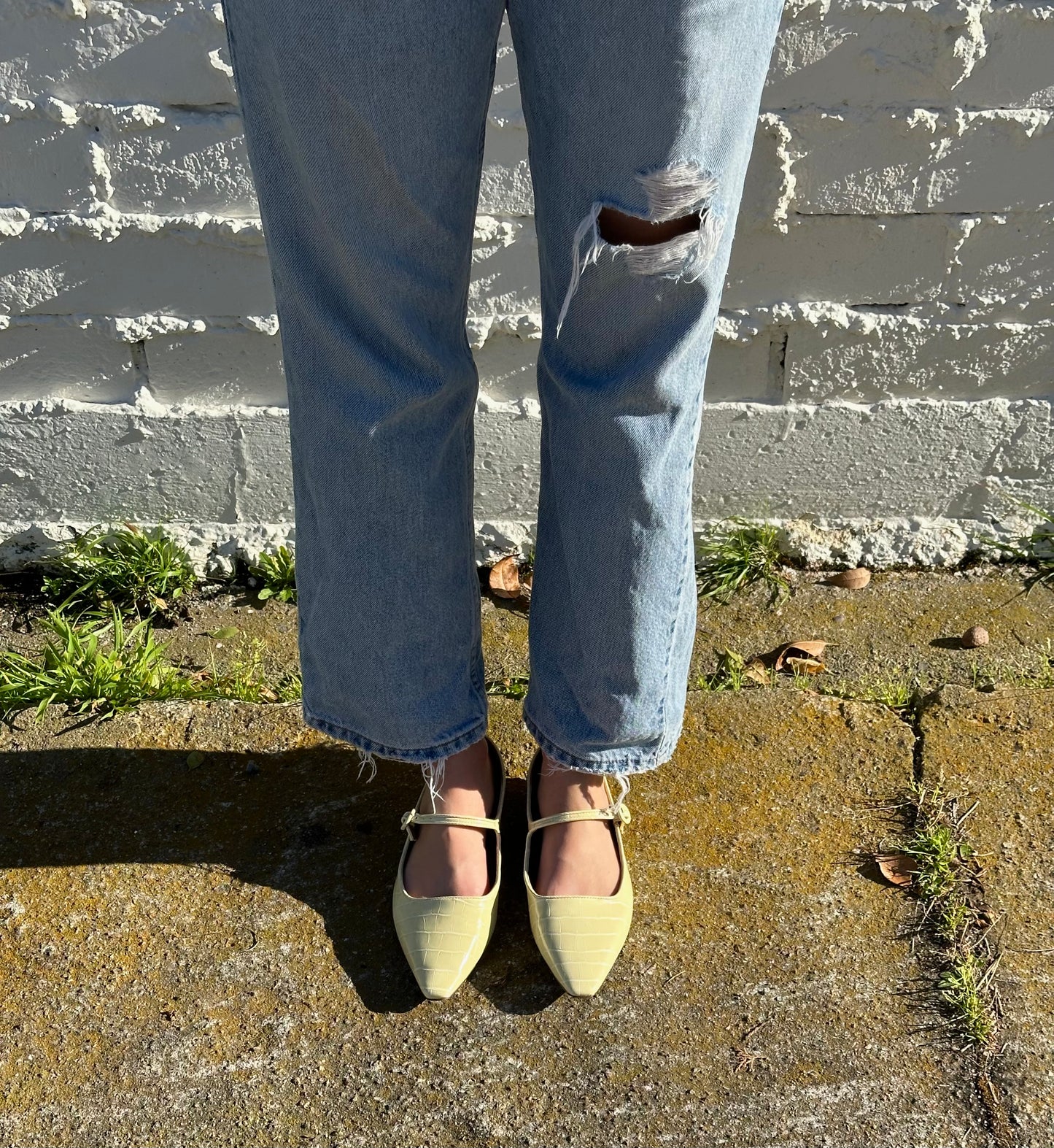 Pastel Yellow Flats