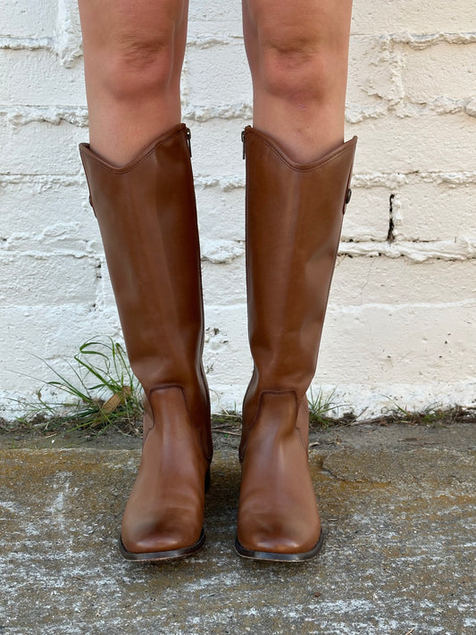 Brown Leather Frye Boots