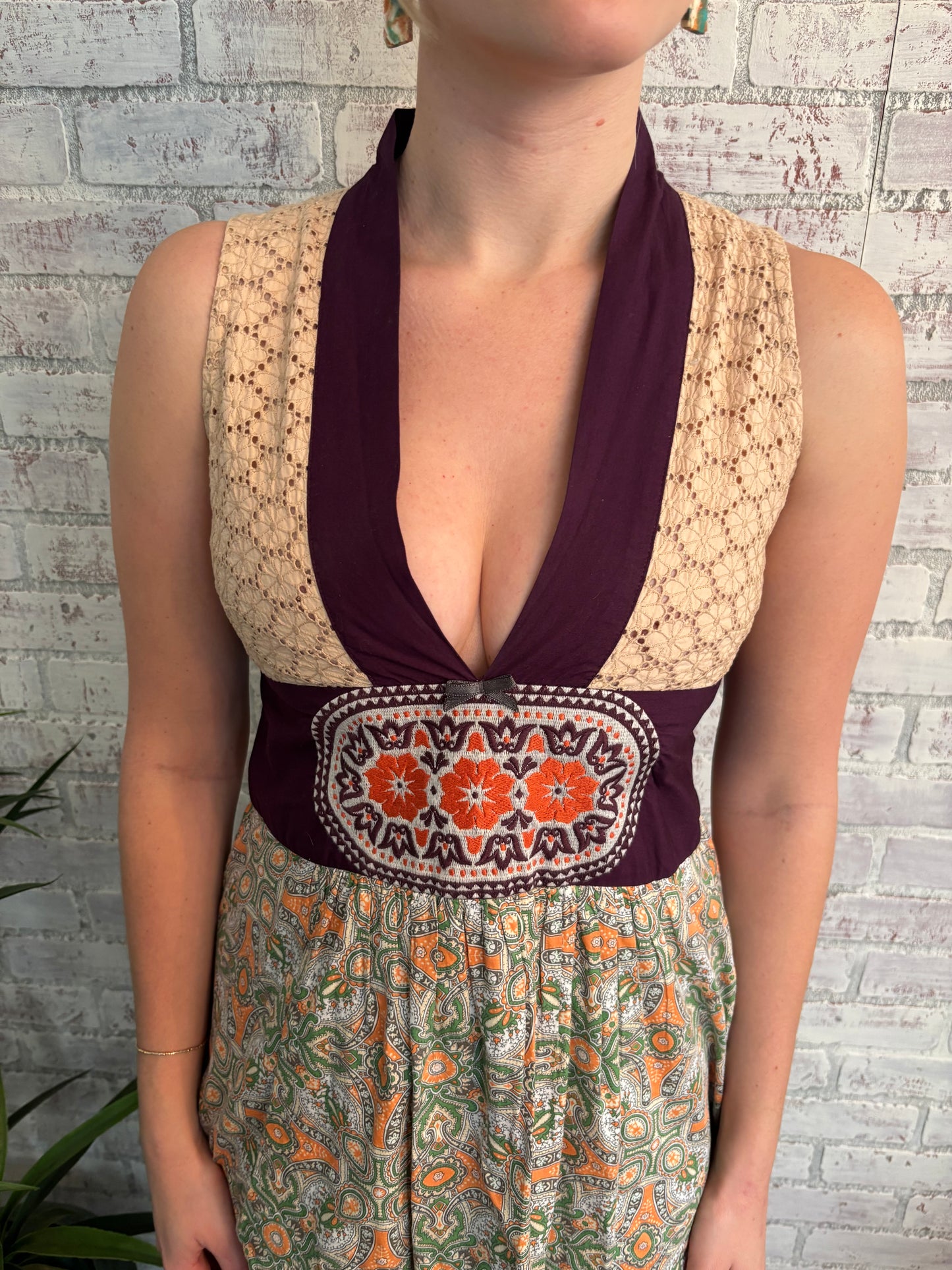 Vintage Boho Maxi Dress