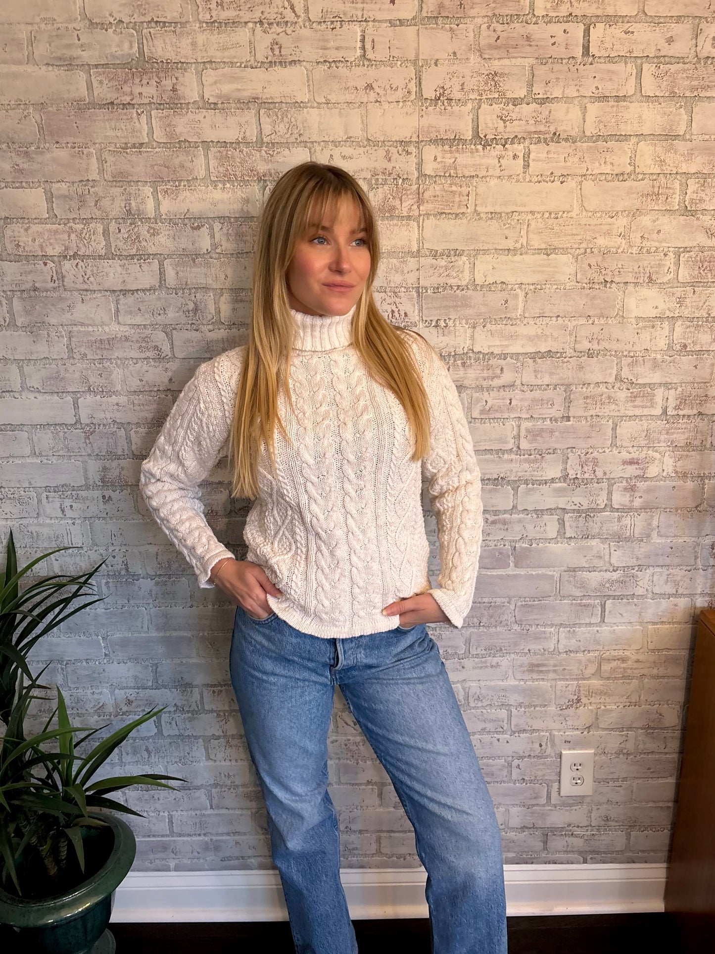 Vintage Cable Knit Sweater