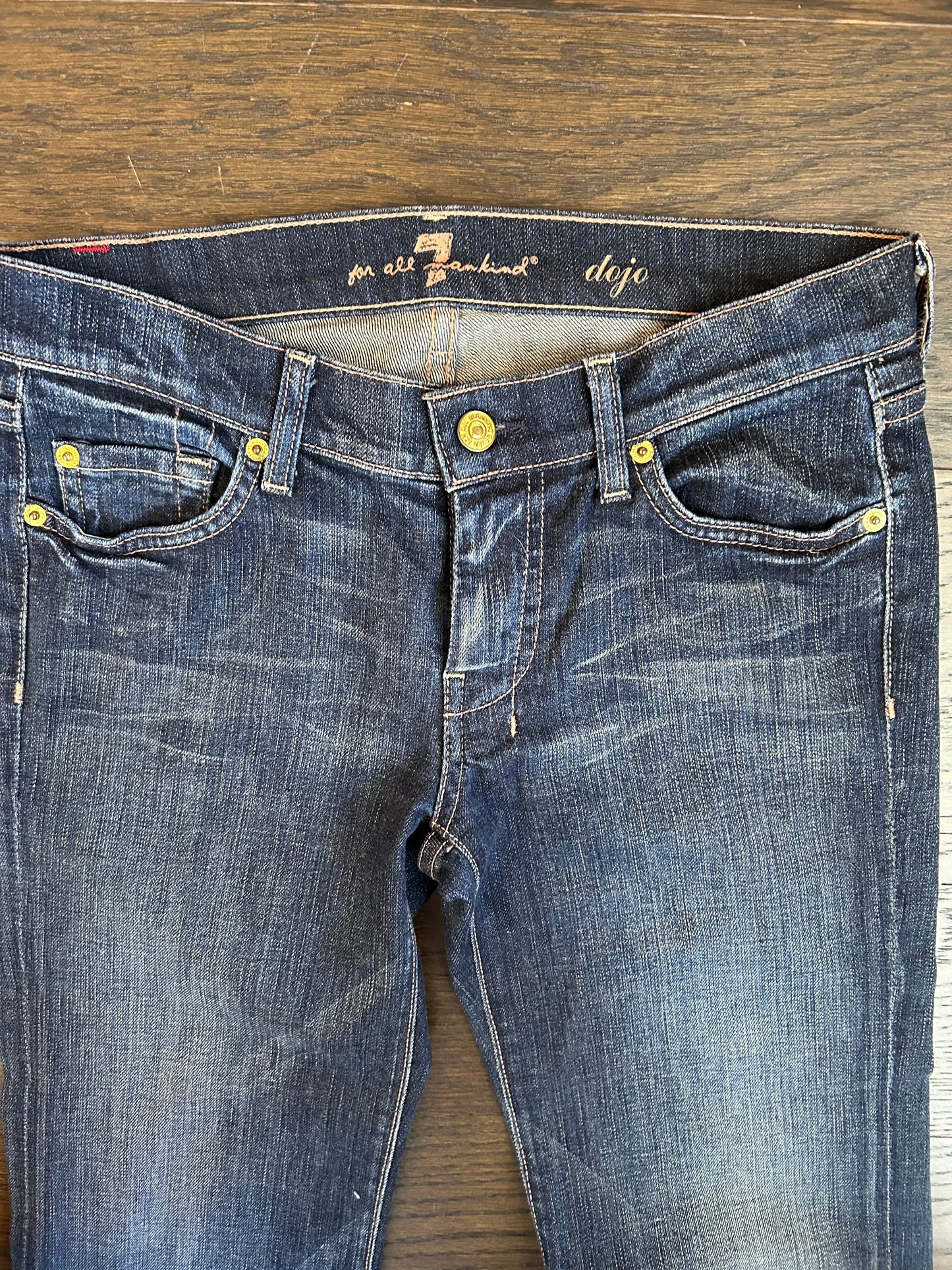 Y2k 7 For All Mankind Dark Denim