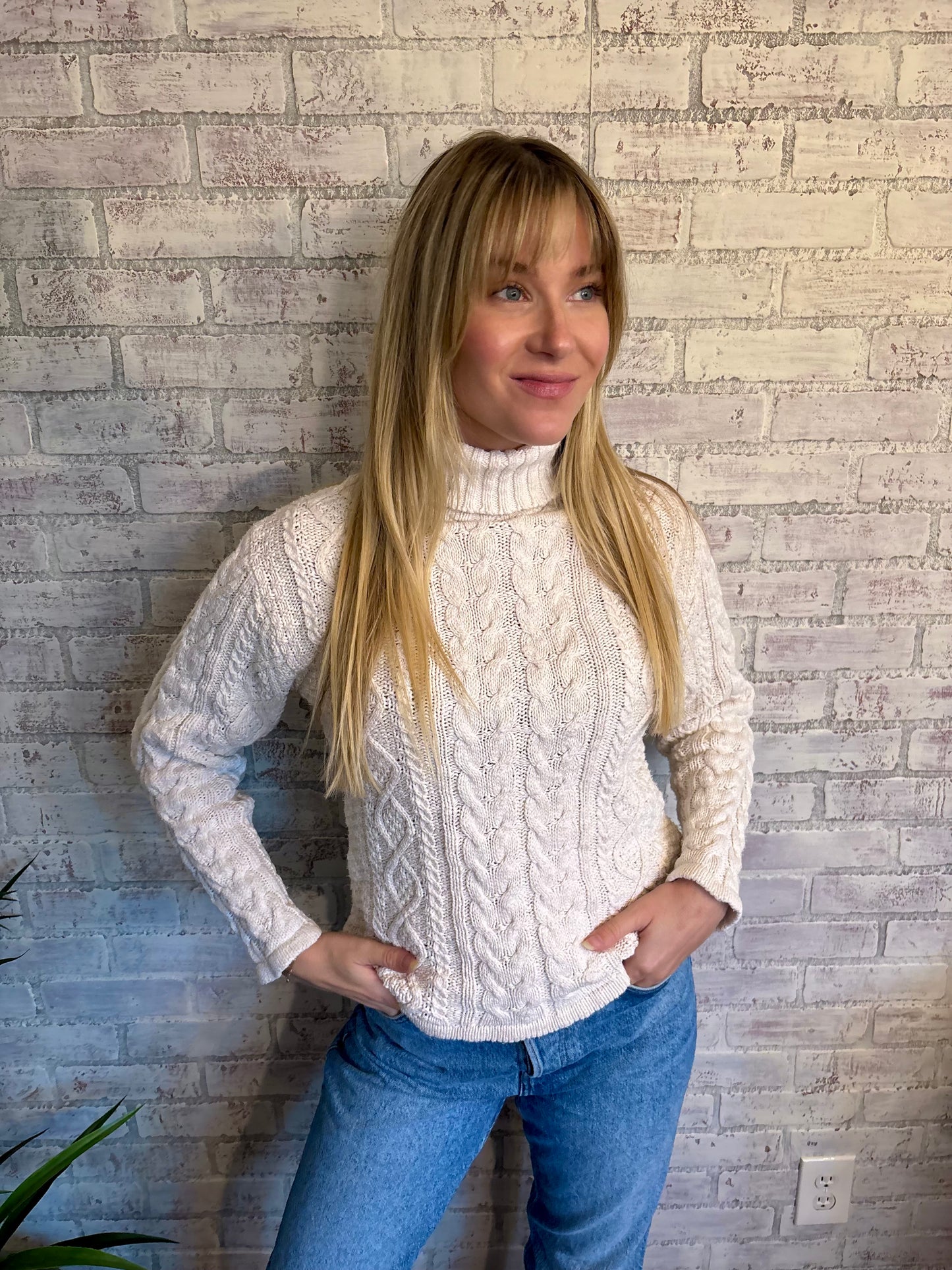 Vintage Cable Knit Sweater