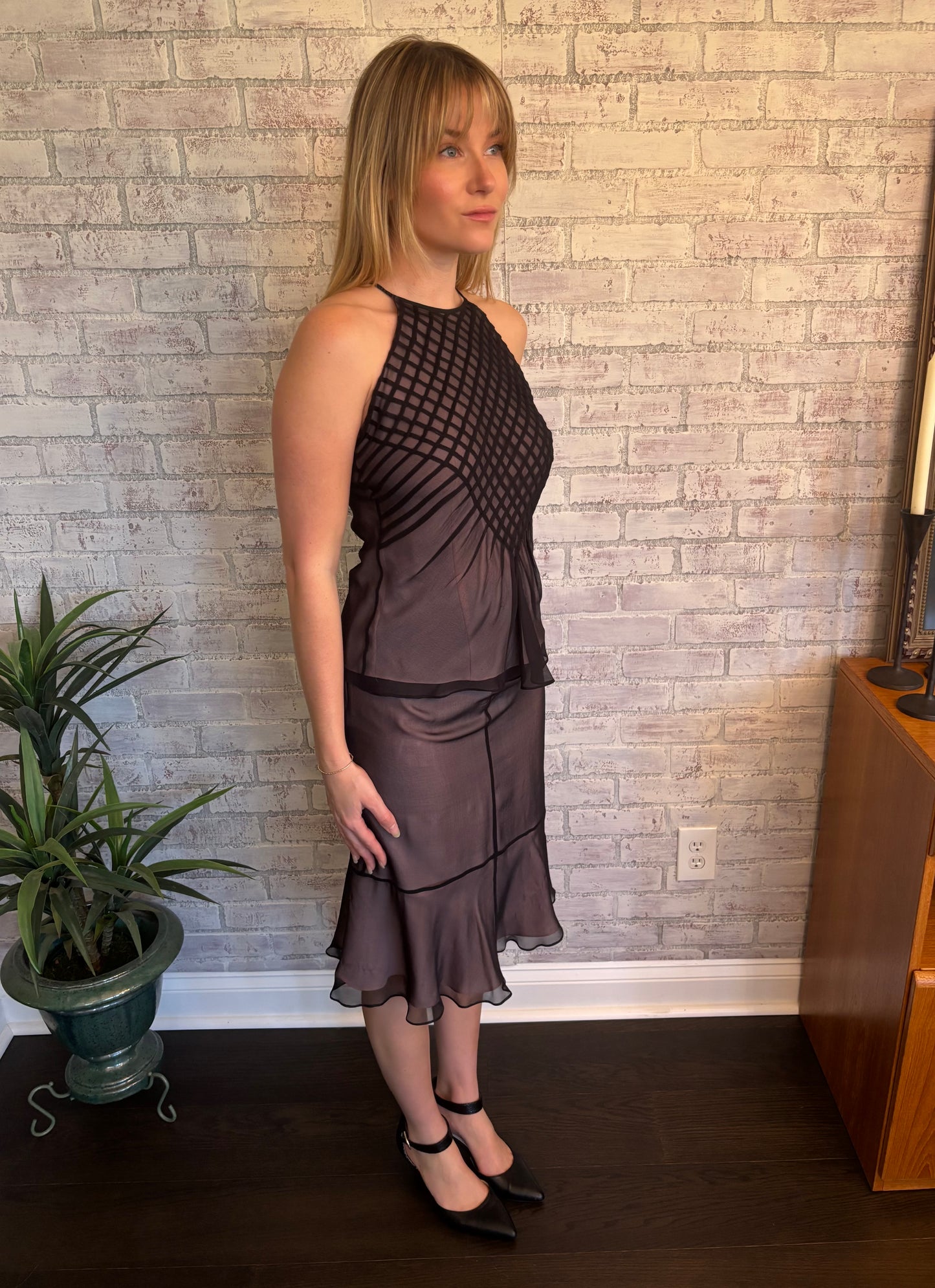 Vintage 90s Silk Set