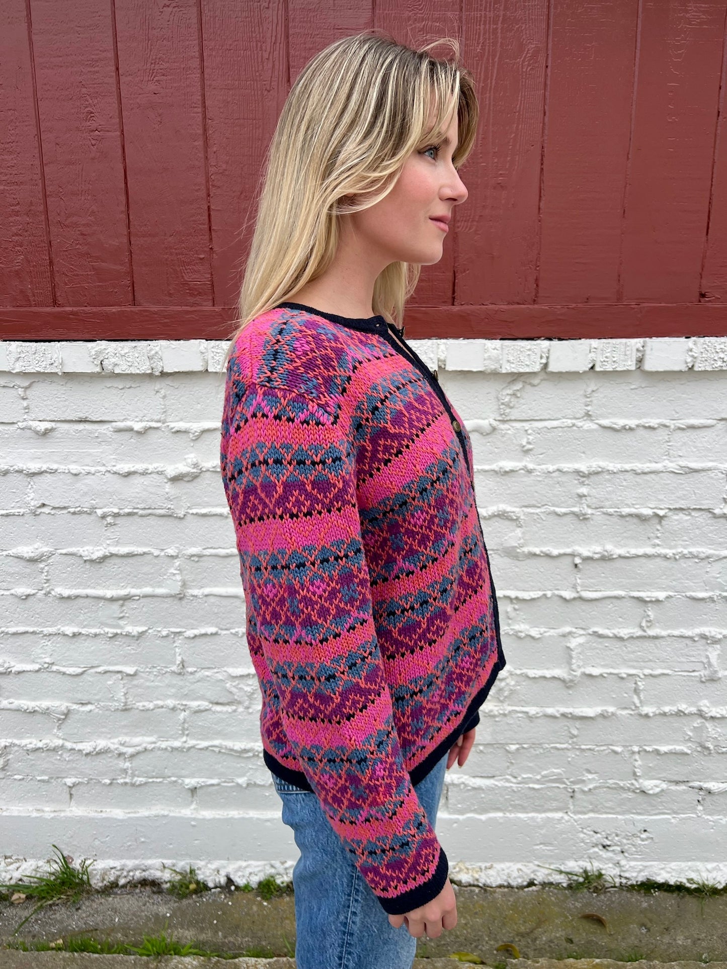 Vintage Hand Embroidered Cardigan