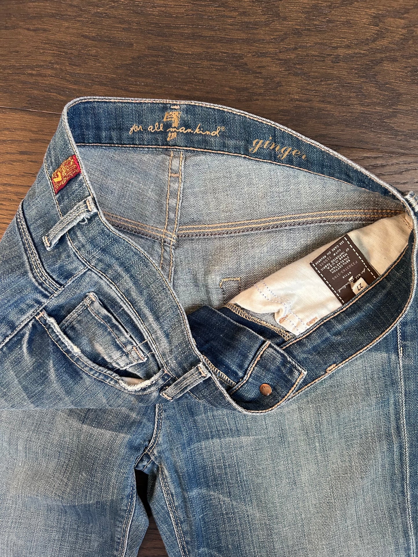 Y2k 7 For All Mankind Flare Jeans