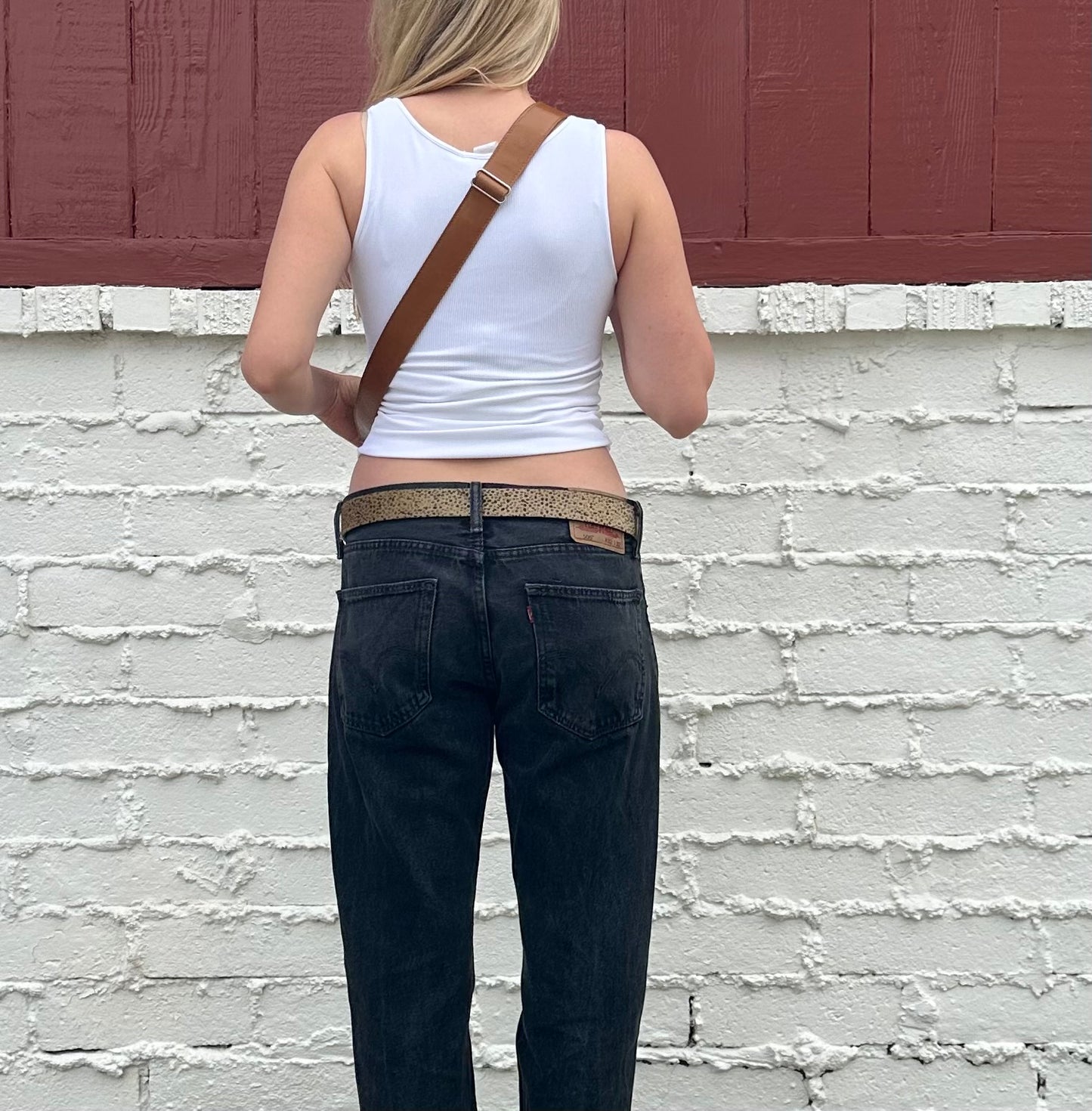 Brown Leather Crossbody Bag