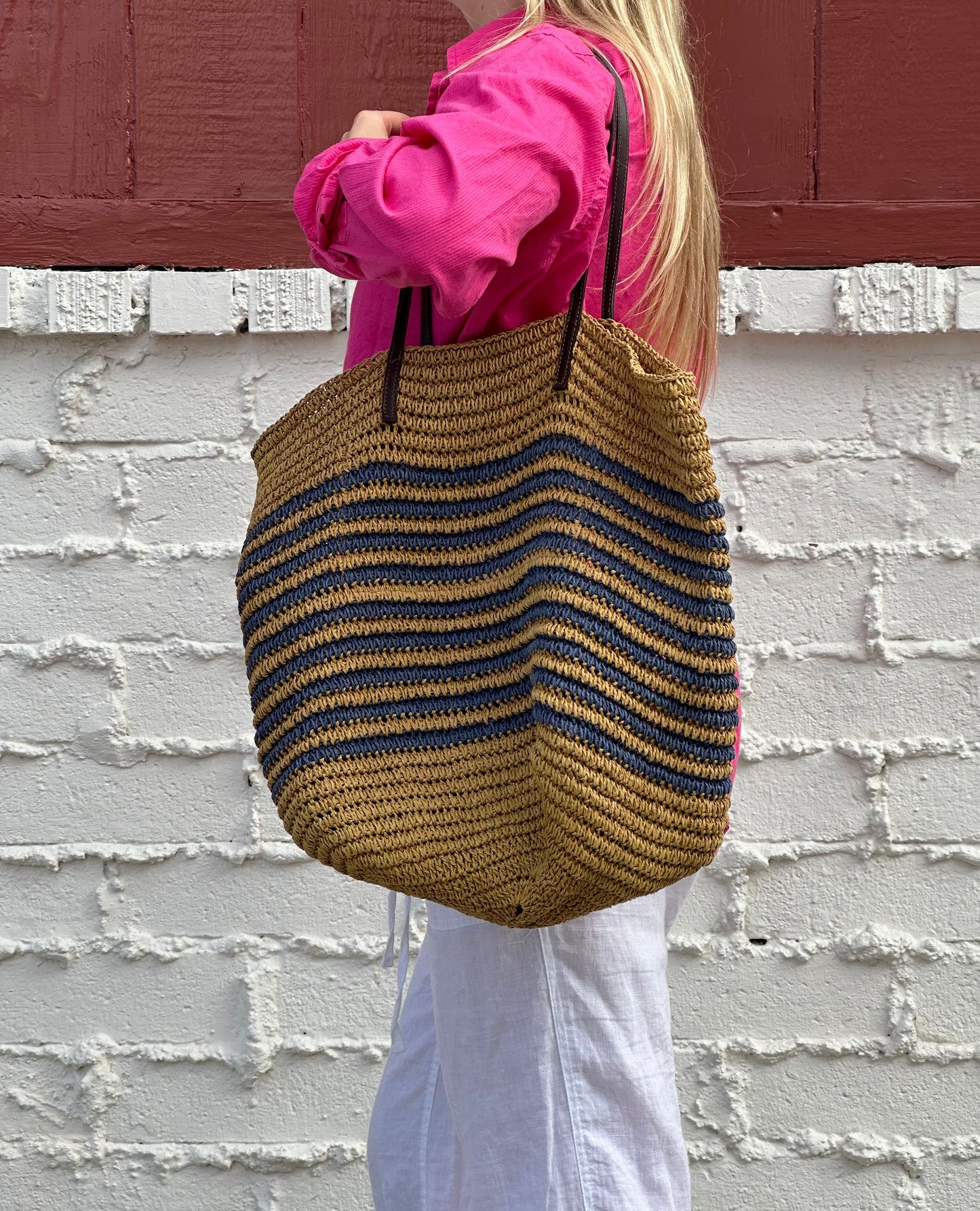 Straw Beach Bag