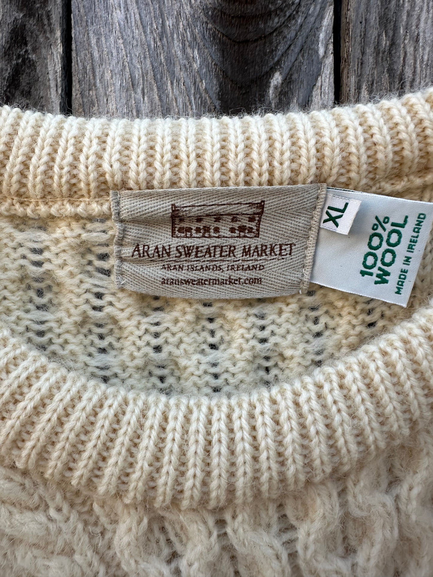 Wool Fisherman Sweater