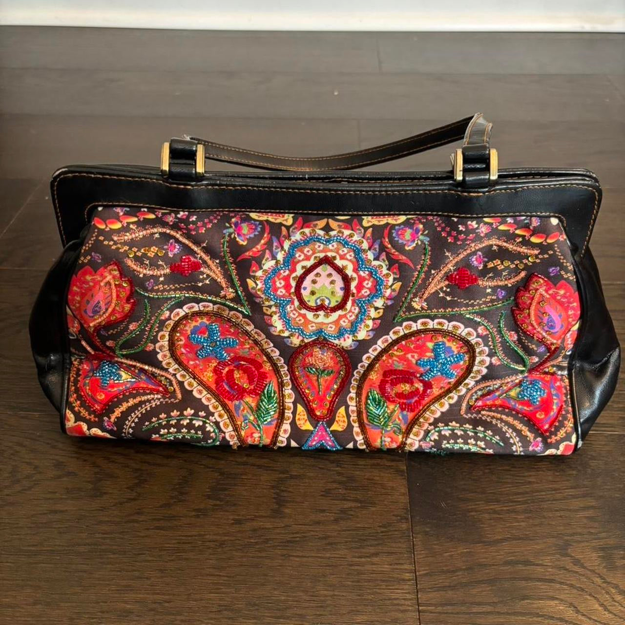 Vintage 90s Isabella Fiore Beaded Handbag