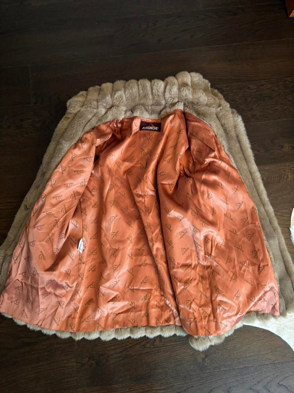 Vintage 80s Jordache Faux Fur Coat