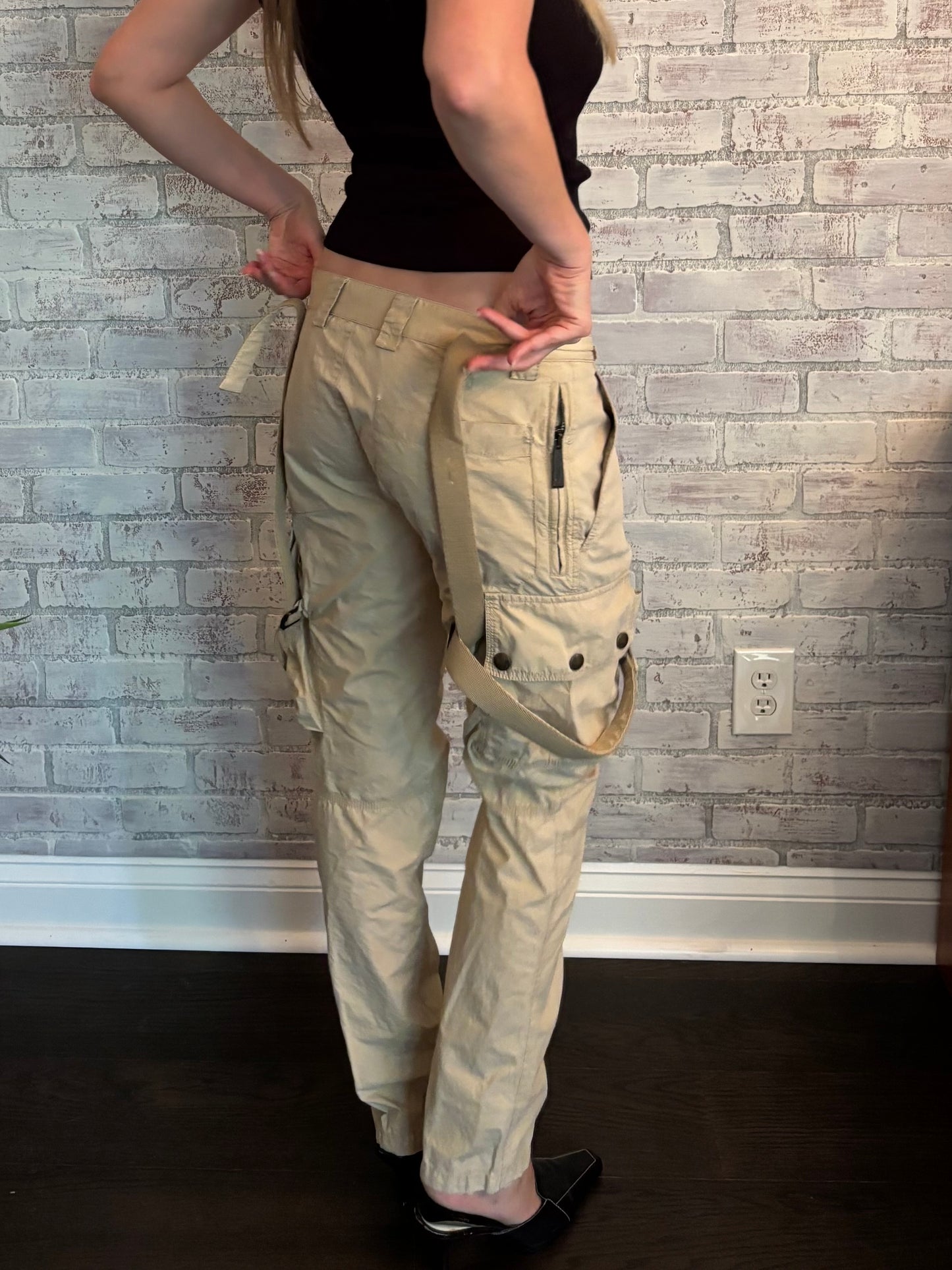 Roberto Cavalli Tan Cargo Pants
