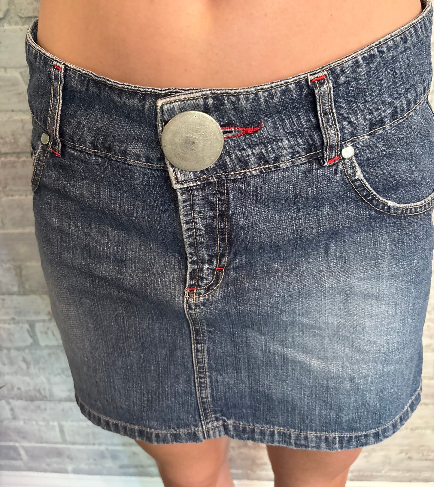 Y2k Denim Mini Skirt