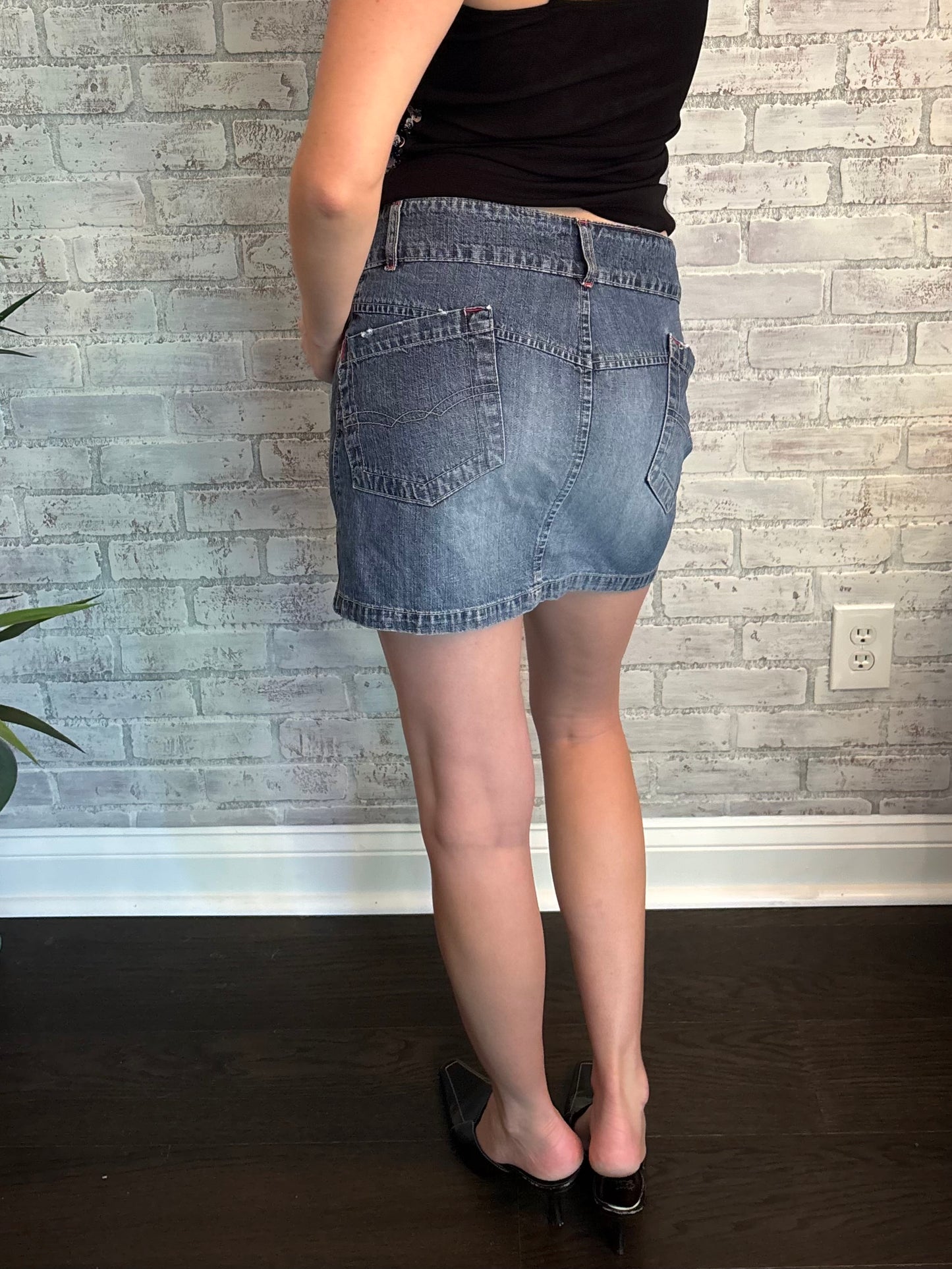 Y2k Denim Mini Skirt