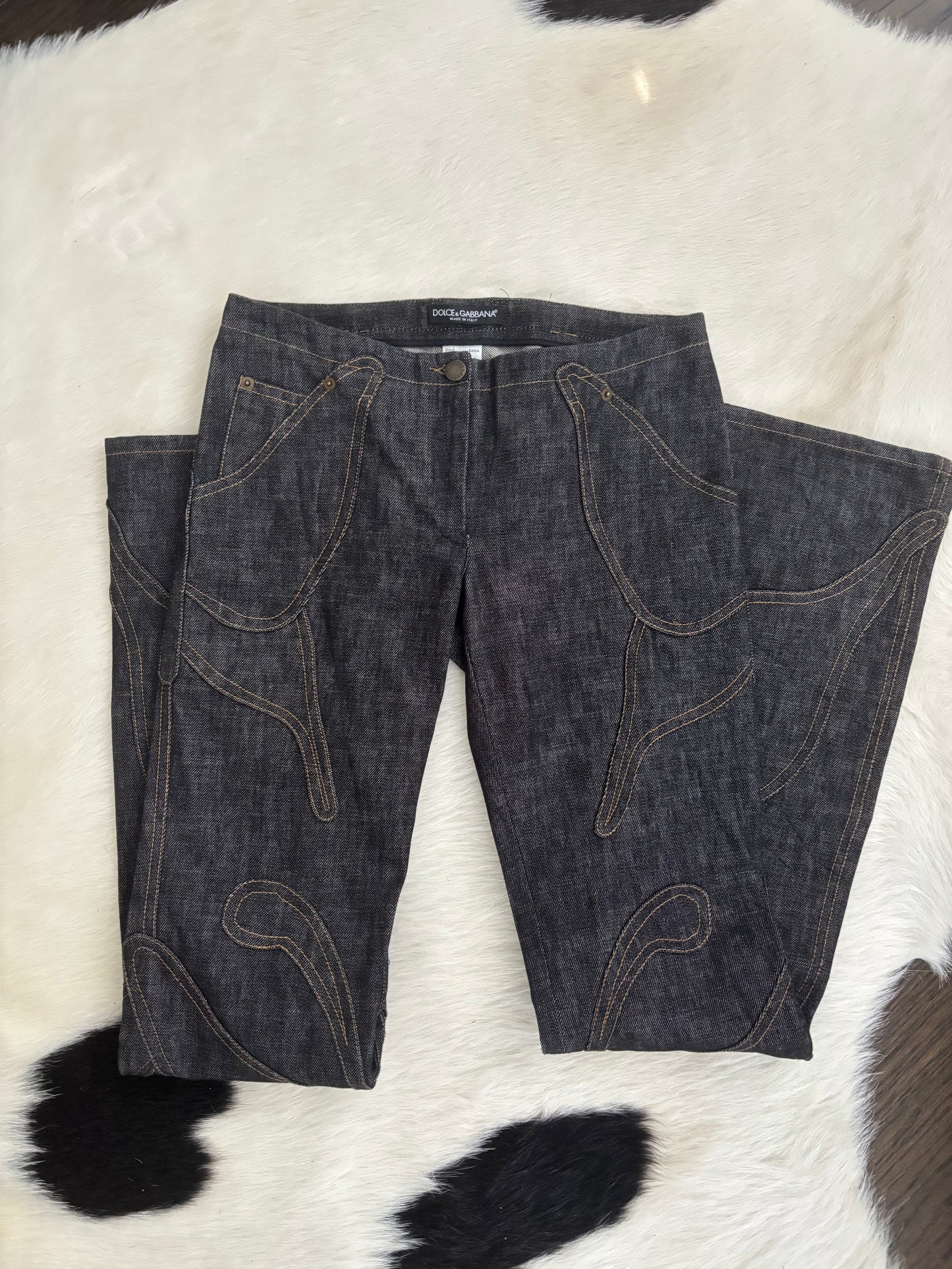 Vintage Dolce & Gabbana Butterfly Denim