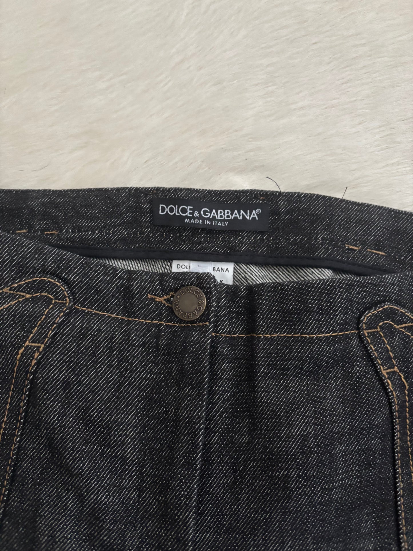 Vintage Dolce & Gabbana Butterfly Denim