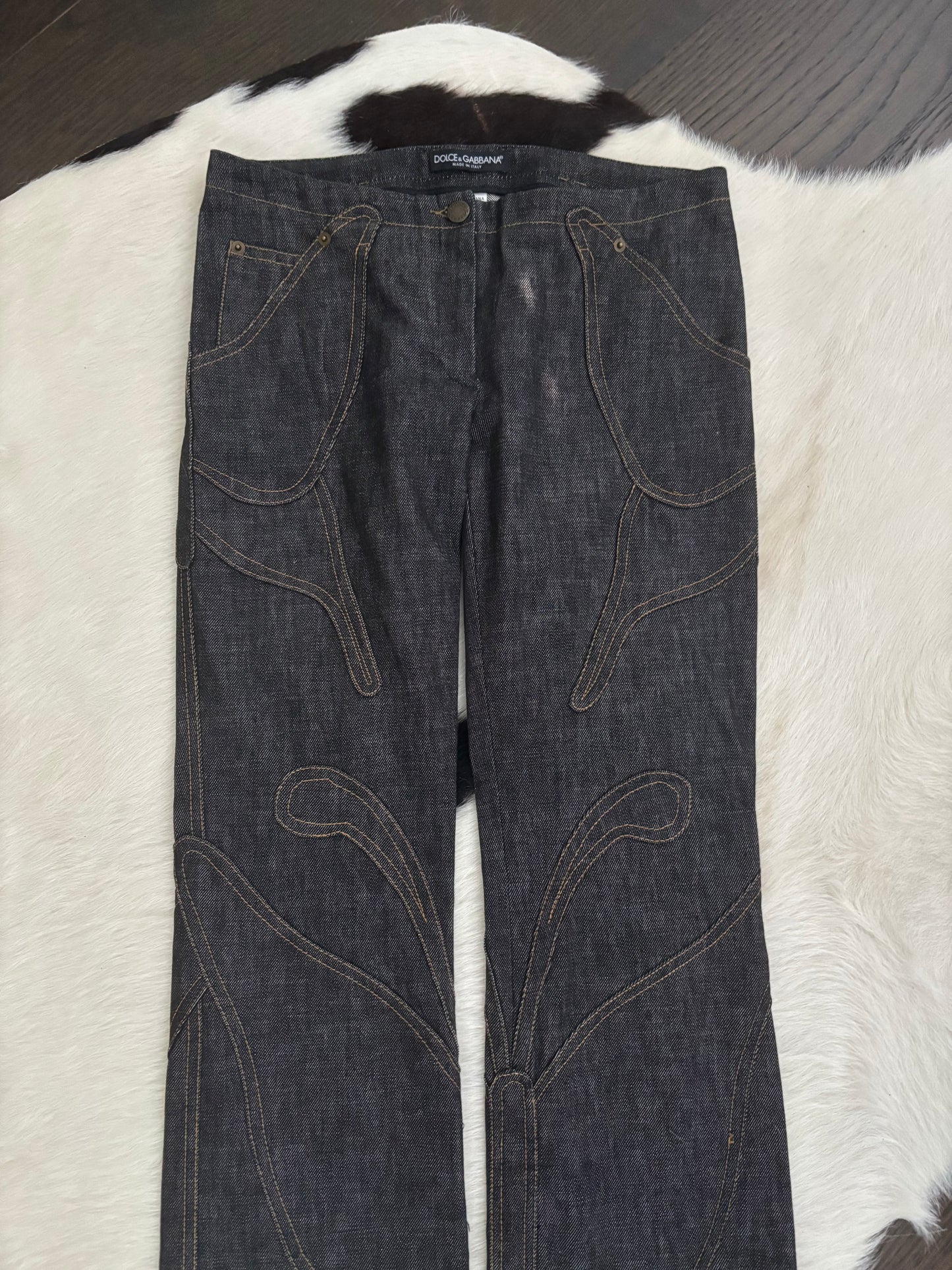 Vintage Dolce & Gabbana Butterfly Denim