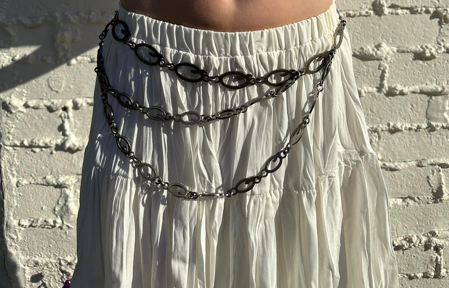 Silver Chain Belt