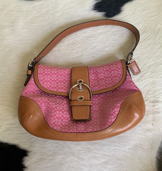 Vintage Pink Coach Bag