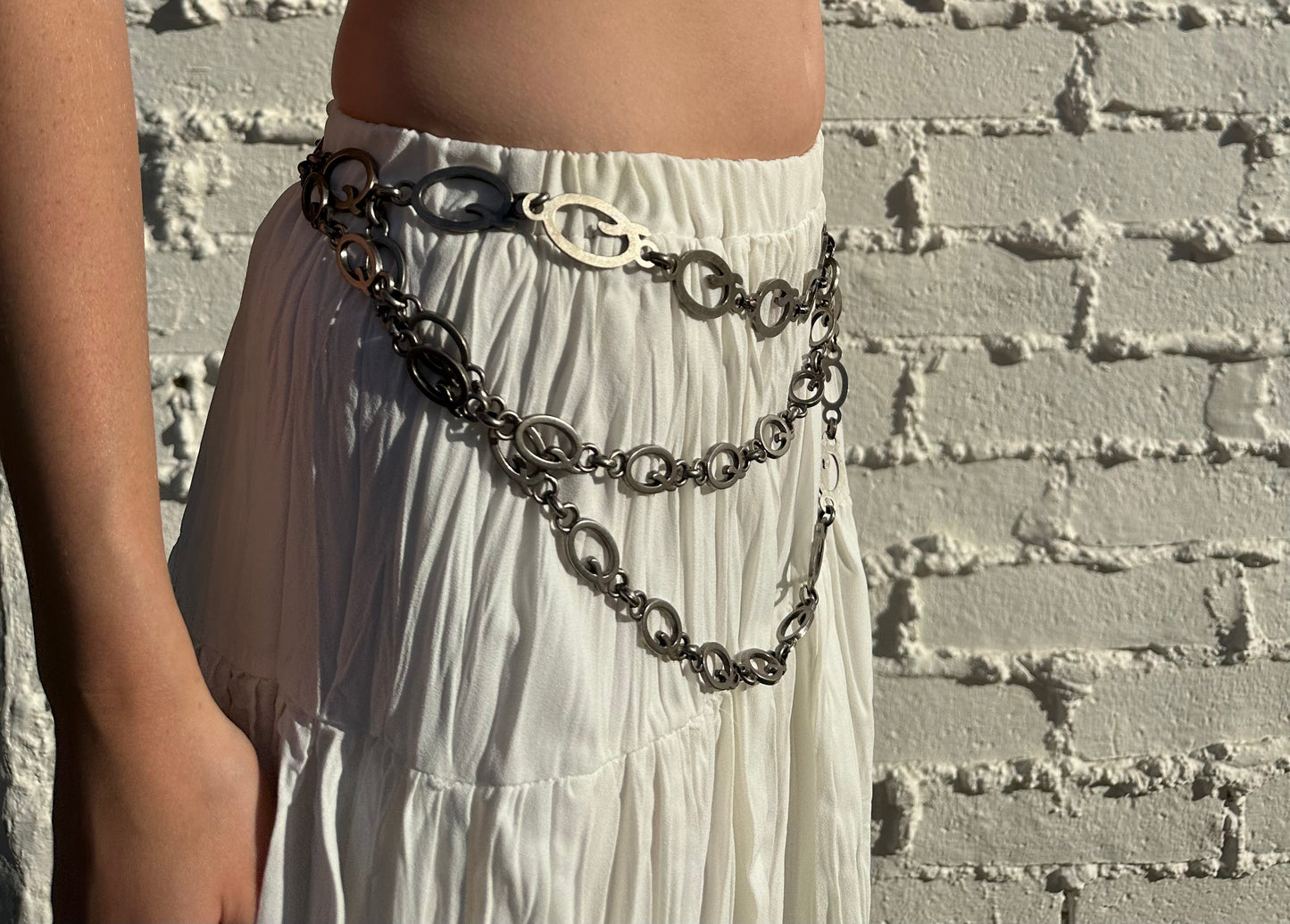 Silver Chain Belt