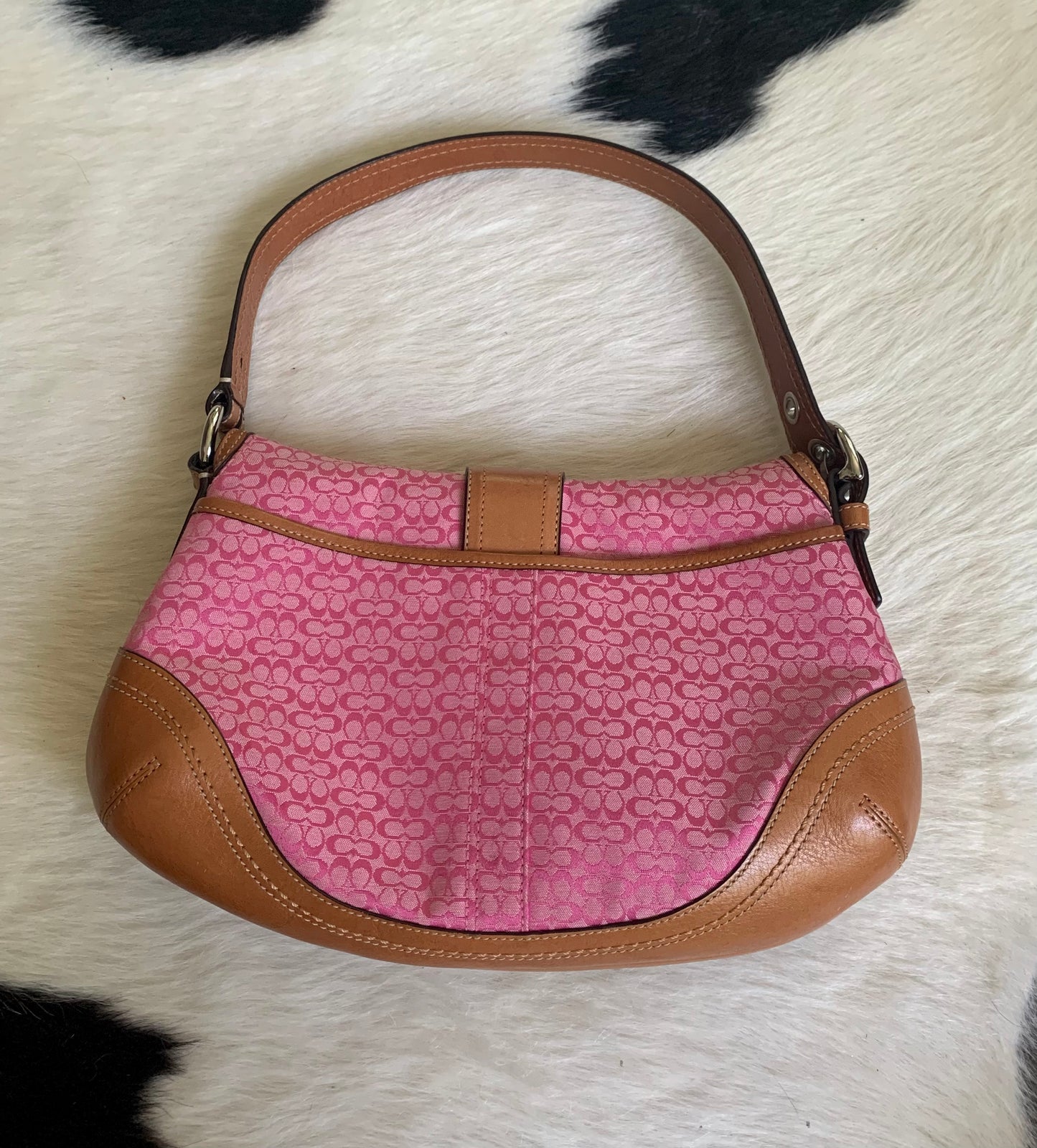 Vintage Pink Coach Bag