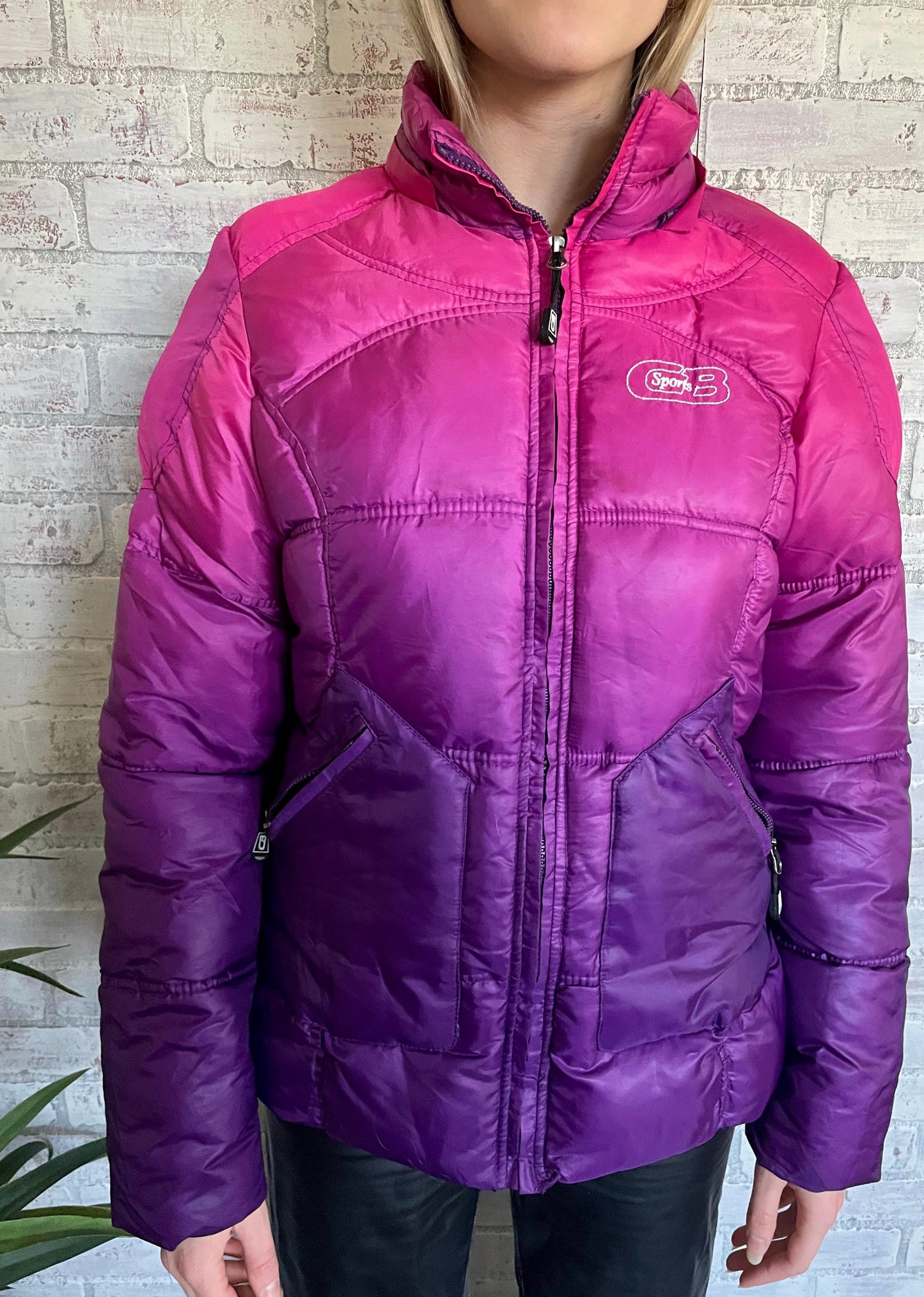 Ombre Puffer Coat