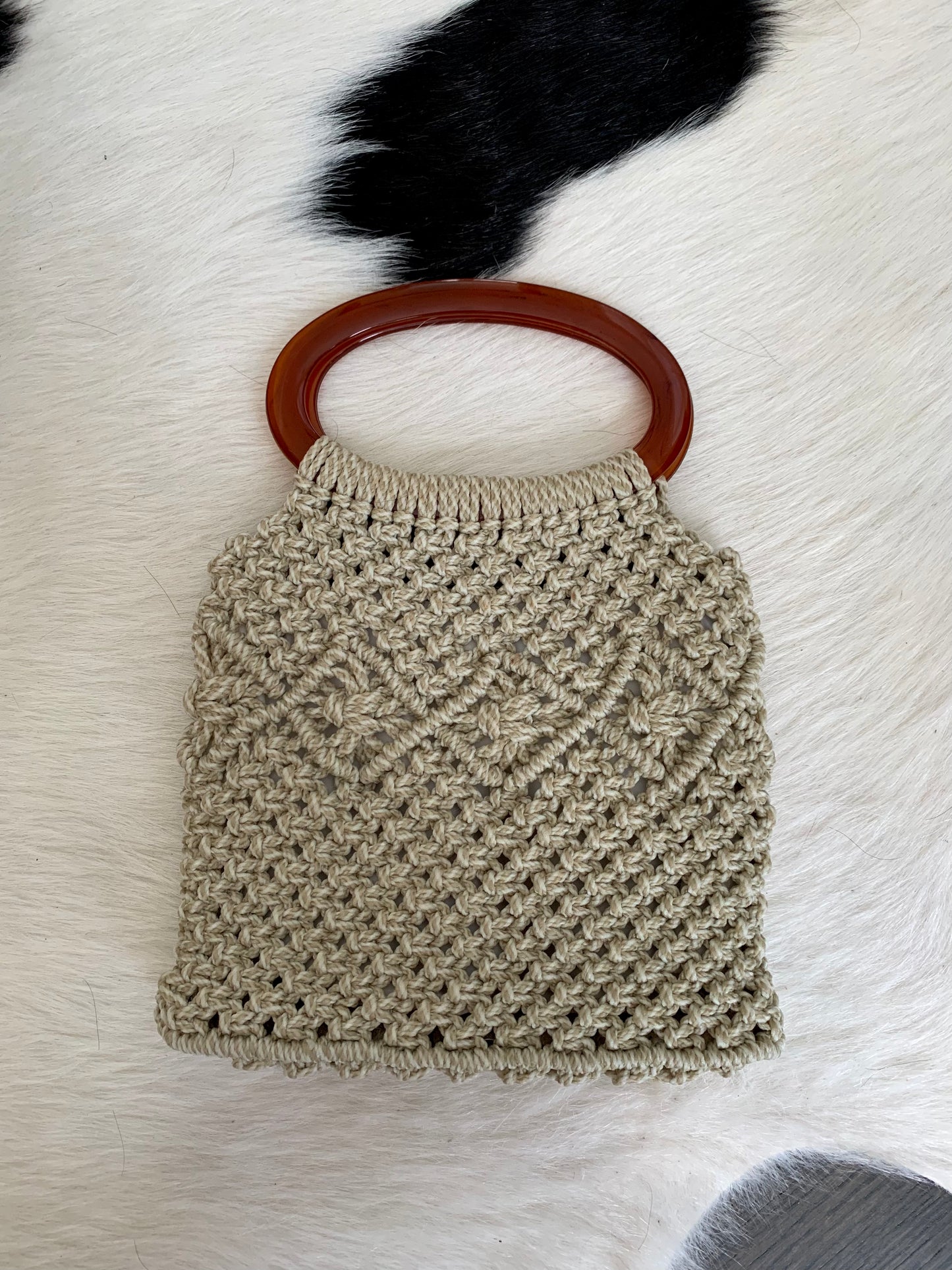 Vintage Knit Bag