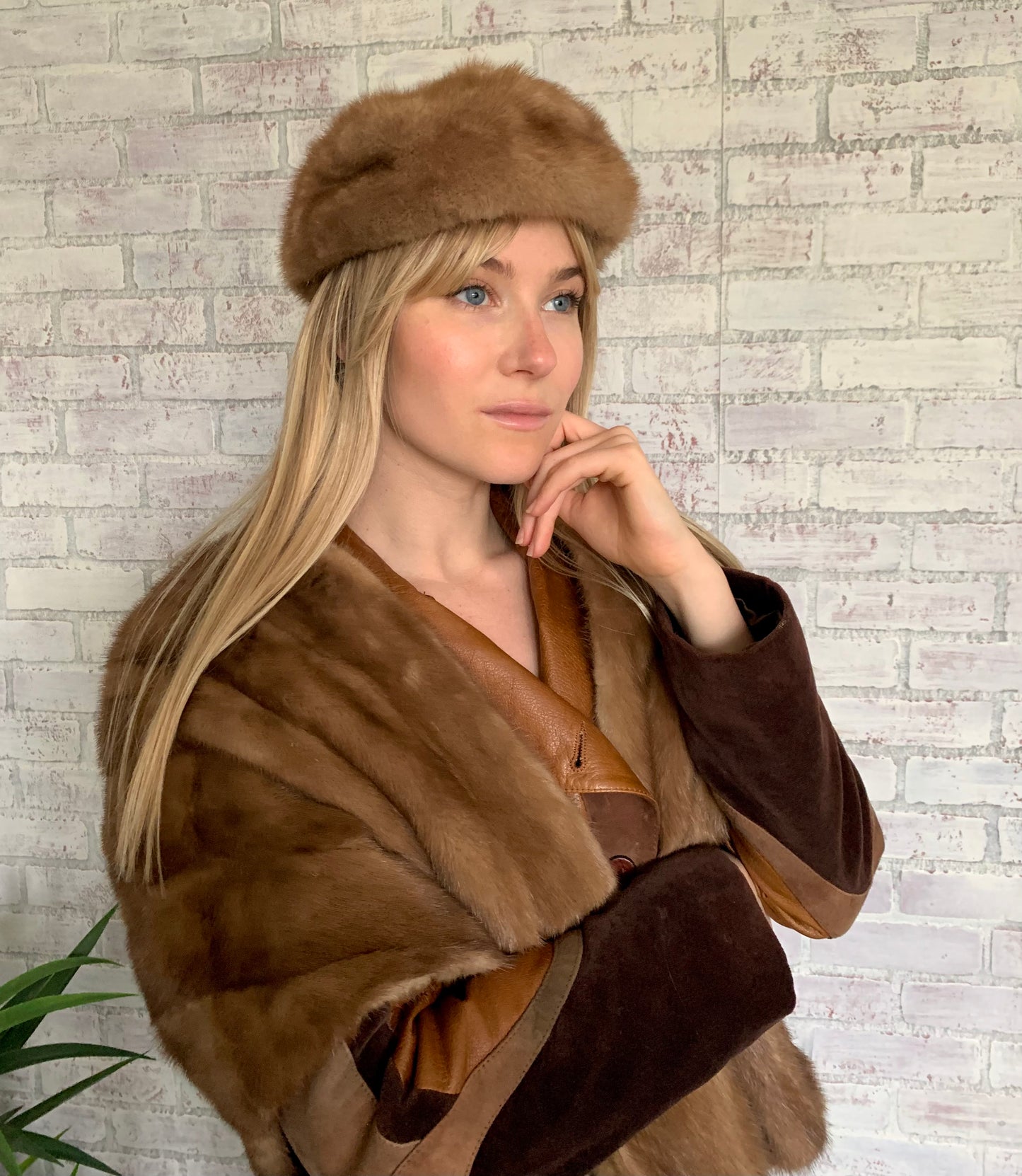 Vintage Mink Fur Hat