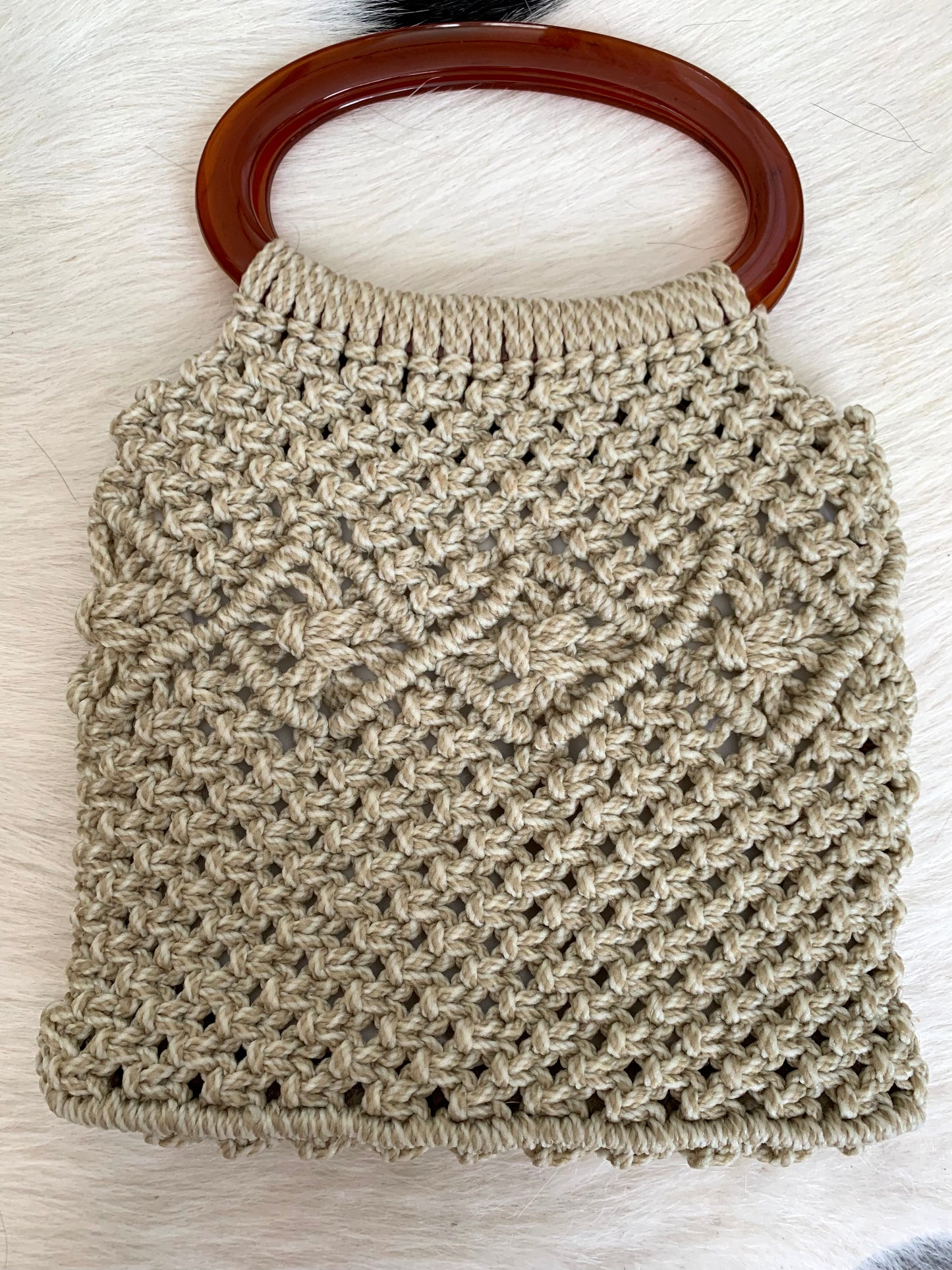 Vintage Knit Bag